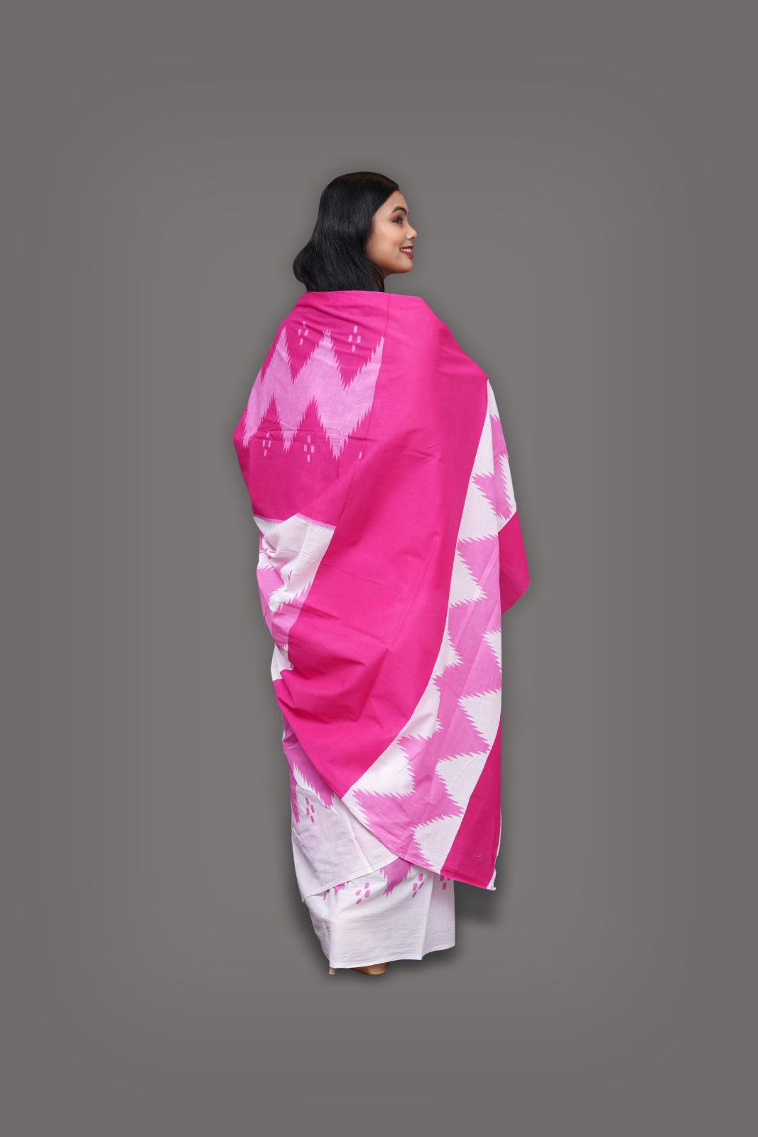 Jaipuri Mulmul Cotton Printed Saree With Blouse