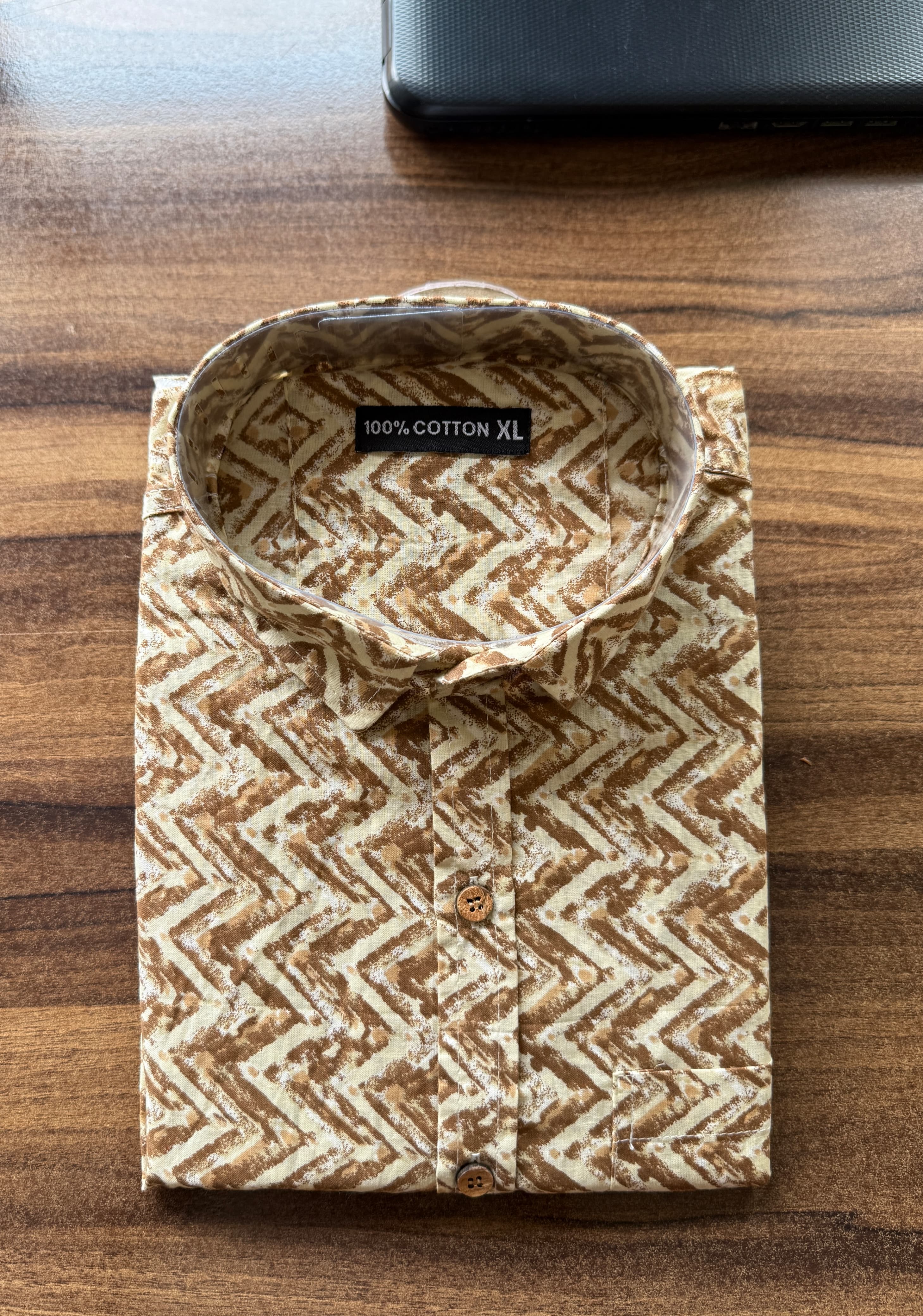 Men’s Rajasthani Traditional Half Sleeves Cotton Shirt
