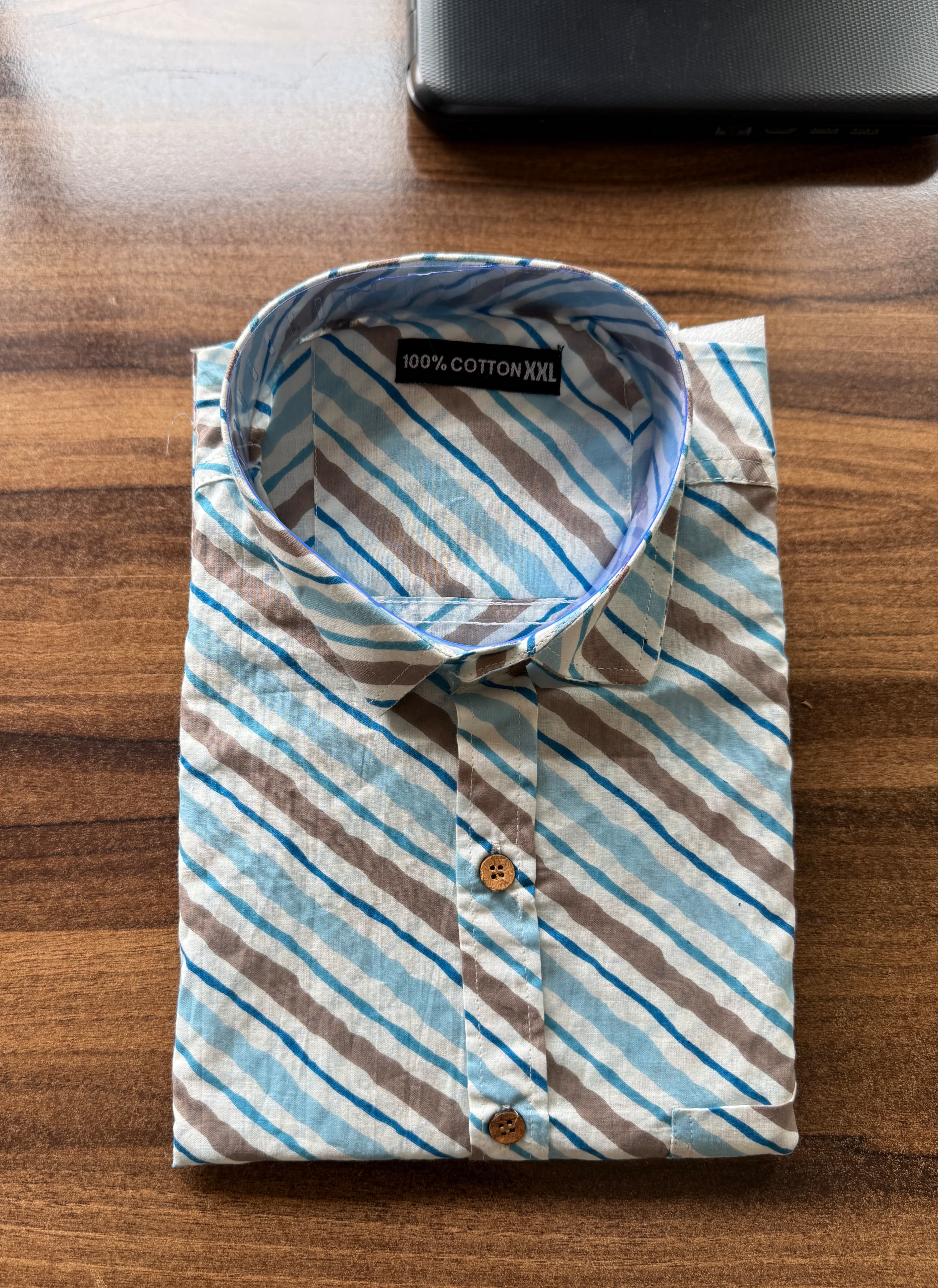 Men’s Rajasthani Traditional Half Sleeves Cotton Shirt