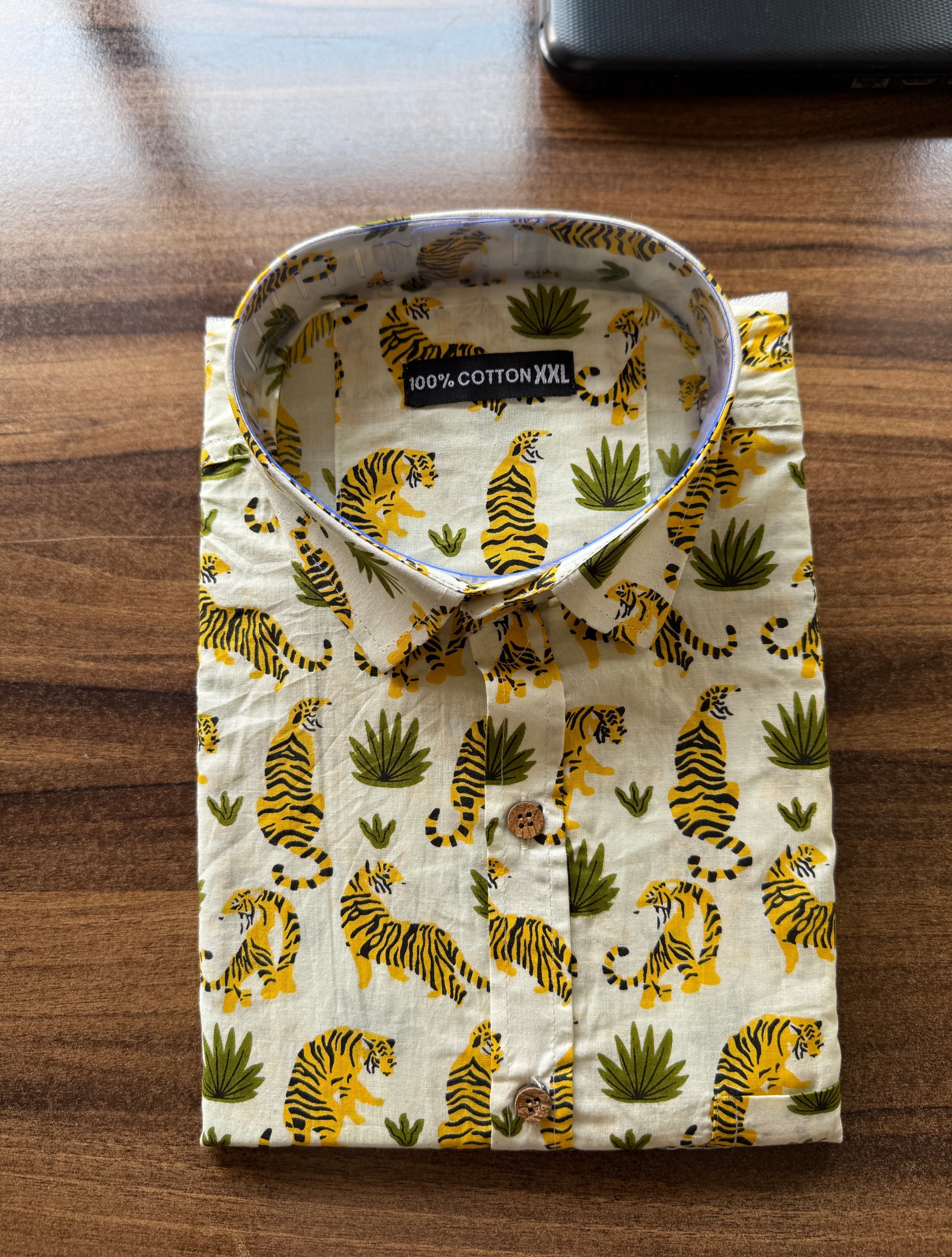 Men’s Rajasthani Traditional Half Sleeves Cotton Shirt