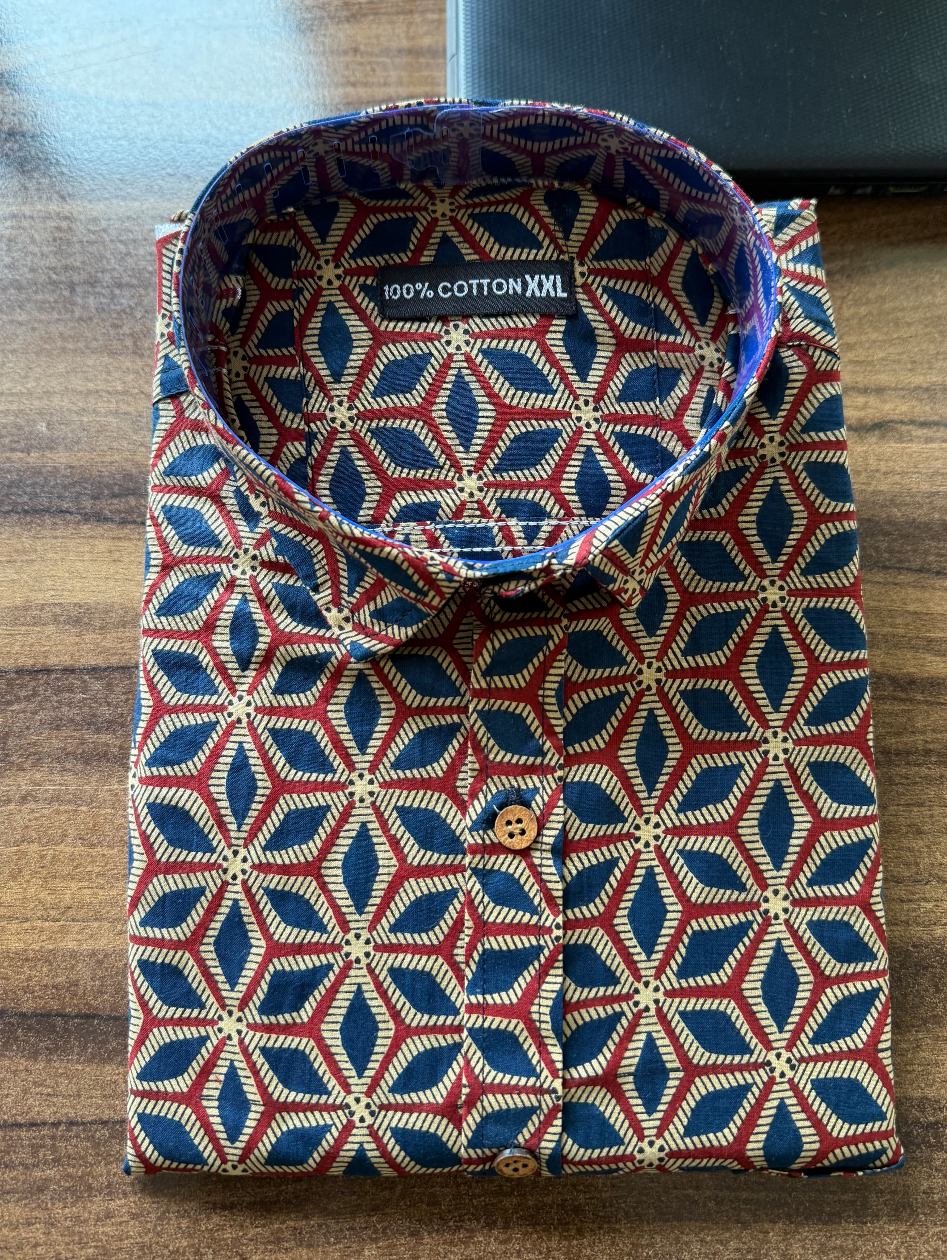 Men’s Rajasthani Traditional Half Sleeves Cotton Shirt
