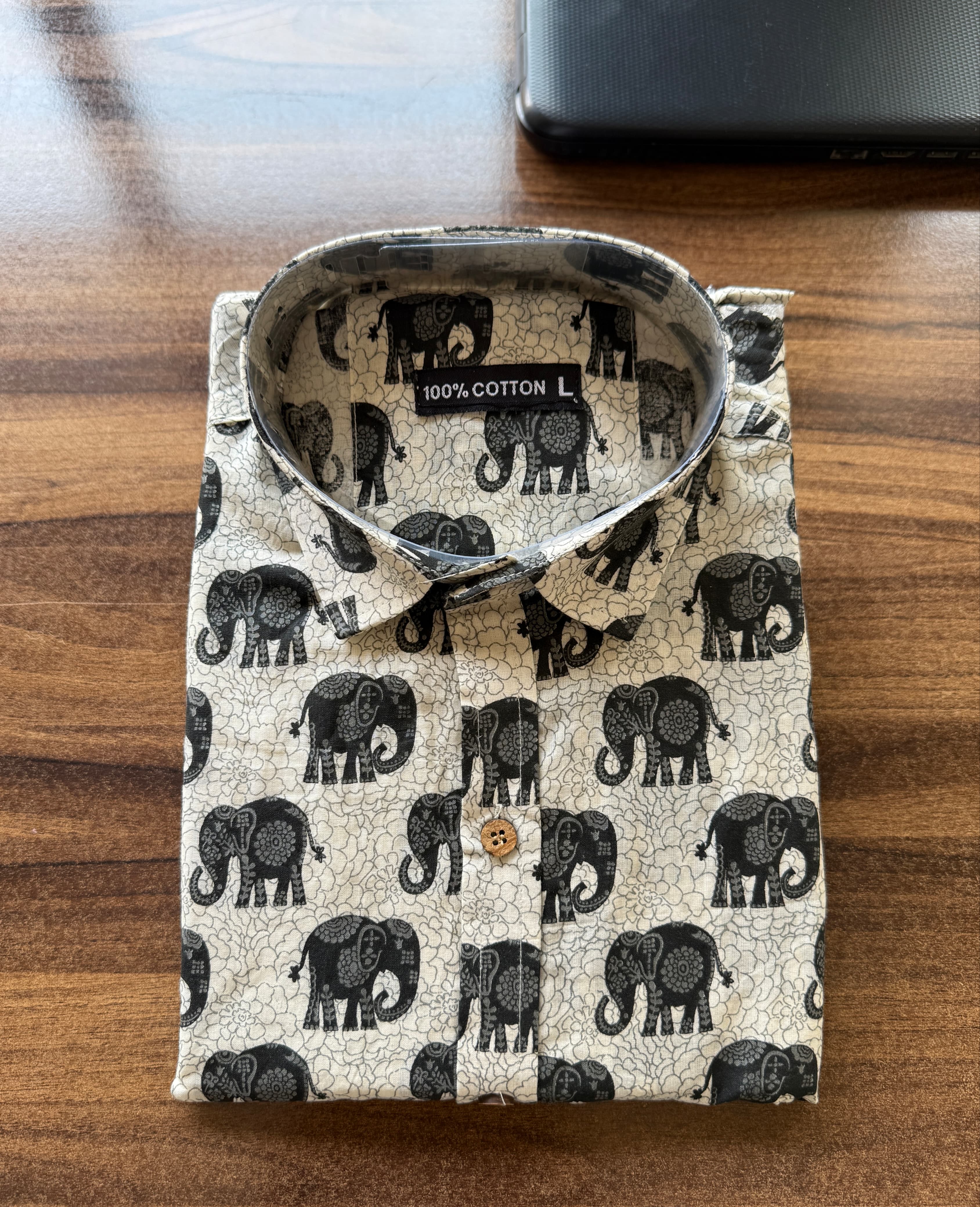 Men’s Rajasthani Traditional Half Sleeves Cotton Shirt